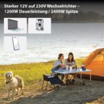 Technaxx TE16 KFZ Wechselrichter 12V/230V 1200W – TÜV-zertifizierter Inverter für Wohnmobil & Auto – Bild 3