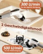 Kedoyoy Elektrische Reinigungsbürste 8 in 1 – Akku-Schrubber mit verstellbarem Griff – Bild 3