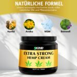 5kind Extra Starke Hanfcreme 500ml – Massagecreme mit Hanfssamenöl & Arnika – Bild 3