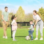 SONGMICS Fussballtor 2er Set 90x120x90 cm – Pop-up Tor für Kinder mit schnellem Aufbau – Bild 5