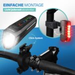 Fischer Twin Stop 100 Lux LED-Beleuchtungsset – StVZO-zugelassen mit Sensormodus – Bild 6