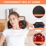 Brelley Shiatsu Massagekissen mit Wärmefunktion – Nacken- & Rückenmassage für Büro & Zuhause – Bild 6