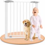 ib style Yael Türschutzgitter 73,5–81,5 cm – Klemmgitter ohne Bohren für Babys & Kleinkinder