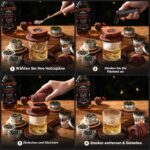 ComboJoy Whiskey Smoker Kit mit 6 Holzaromen – Premium Cocktail-Räucher-Set für Zuhause – Bild 7