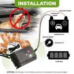 ISOTRONIC Marderschreck Auto – 12V Marderabwehr mit Hochspannung & Ultraschall – Bild 8