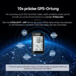 CYCPLUS GPS Fahrradcomputer mit ANT+ & Bluetooth 5.0 – 100h Akkulaufzeit, IP67 wasserdicht – Bild 3