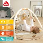 Fehn 3-D Activity-Decke Rainbow – Spieldecke mit 5 abnehmbaren Spielzeugen ab Geburt – Bild 2
