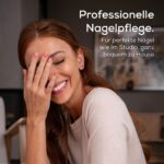 Beurer MP 84 Special Edition Elektrische Nagelfeile mit 10 Aufsätzen & LED-Licht – Kabelloses Maniküre-/Pediküreset für Hand- & Fußpflege – Bild 7