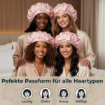 Seidenhaube aus 100% Maulbeerseide – Premium Schlafhaube für geschädigtes Haar – Bild 6