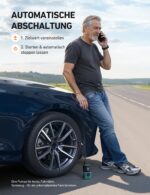 AstroAI Kabellose Elektrische Luftpumpe – Tragbare Akku-Fahrradpumpe mit LED für Fahrrad, Auto & Motorrad – Bild 8