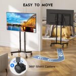 BONTEC Mobiler TV Ständer für 32-70 Zoll mit Rollen – Höhenverstellbar & Standfest – Bild 7