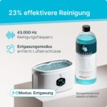 KLARBERG® Ultraschallreiniger 600ml – Tiefenreinigung für Brillen, Schmuck & Zahnersatz – Bild 4