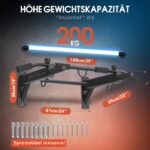 DH FitLife 4in1 Klimmzugstange – Multifunktionale Wandmontage für Ganzkörpertraining bis 200 kg – Bild 2