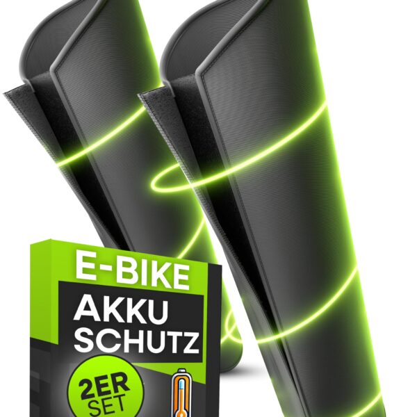 2er-Set E-Bike Akkuschutzhuelle 30-41 cm – Thermo-Isolation für Bosch Powertube & Co.