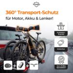 E-Bike Transportschutz Set 3-teilig – Motor, Akku & Lenker Schutzhüllen von Wheeloo – Bild 3