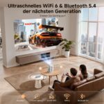 iSinbox 4K Smart Beamer 1200 ANSI – Kurzdistanz Heimkino & Outdoor Projektor mit WiFi 6 – Bild 7