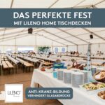 LILENO HOME Tischdeckenrolle 1,10 x 25 m Weiss – Vlies Tischdecke abwaschbar – Bild 3