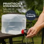 Movoja 4er Set Faltbarer Wasserkanister 10L mit Hahn – BPA-frei & lebensmittelecht – Bild 5