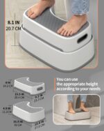 MR.SIGA Toilettenhocker mit ergonomischem Design – Rutschfest & stabil für gesunde Körperhaltung – Bild 3