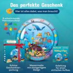 NouBaby® Wassermatte Baby XXL – BPA-frei Spielmatte für Bauchzeit ab 3 Monaten – Bild 4