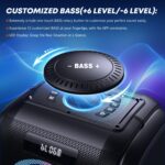 W-KING T9 PRO 270W Bluetooth Lautsprecher – 125dB Party Box mit Dual-Woofers & Karaoke – Bild 2