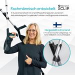 XCLIP Unterarm-Krückenhalter mit X-Design für 64-72 mm Umfang – Tragbare Halterung – Bild 3