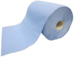 2x Putzrolle Blau 2-lagig 500 Blatt – Saugstarke Reinigungstücher für Gewerbe – Bild 3