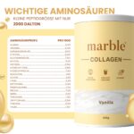 Marble Collagen Pulver 450g mit Vanille – Kollagen Hydrolysat Typ 1, 2 & 3 – Bild 4