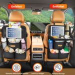 SURDOCA Auto Organizer Kinder mit Klapptisch – Rücksitz Organizer für Reisen – Bild 4