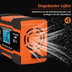 EAFC 12A KFZ Batterieladegerät 12V – Vollautomatisches Intelligentes Erhaltungsladegerät mit LCD – Bild 9