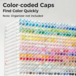 Ohuhu Alkohol Marker Set 48 Farben – Doppelspitze Pinsel & Breitmarker für Künstler – Bild 4