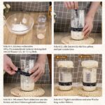Haomacro Sauerteig Starter Set 710ml – Komplettes Brotback-Kit mit Gärkorb & Zubehör – Bild 5