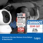 Tapo C200P2 WLAN Überwachungskamera 2er Set – 1080P mit 360° Schwenk für Innenräume – Bild 4