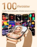 Fitpolo Smartwatch 1,85" mit Telefonfunktion – Fitness Tracker für iOS & Android – Bild 6