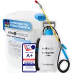 Nanoprotect Steinimprägnierung 10 L mit Drucksprüher – Langzeitschutz für Pflastersteine & Naturstein