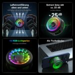 Black Shark FunCooler 6 Magnetischer Handy-Kühler – 20W Gaming Cooler mit RGB-Beleuchtung – Bild 4