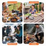 27-teiliges Camping-Kochset THTYBROS – Ultraleichtes Outdoor-Kochgeschirr für 2-4 Personen – Bild 7