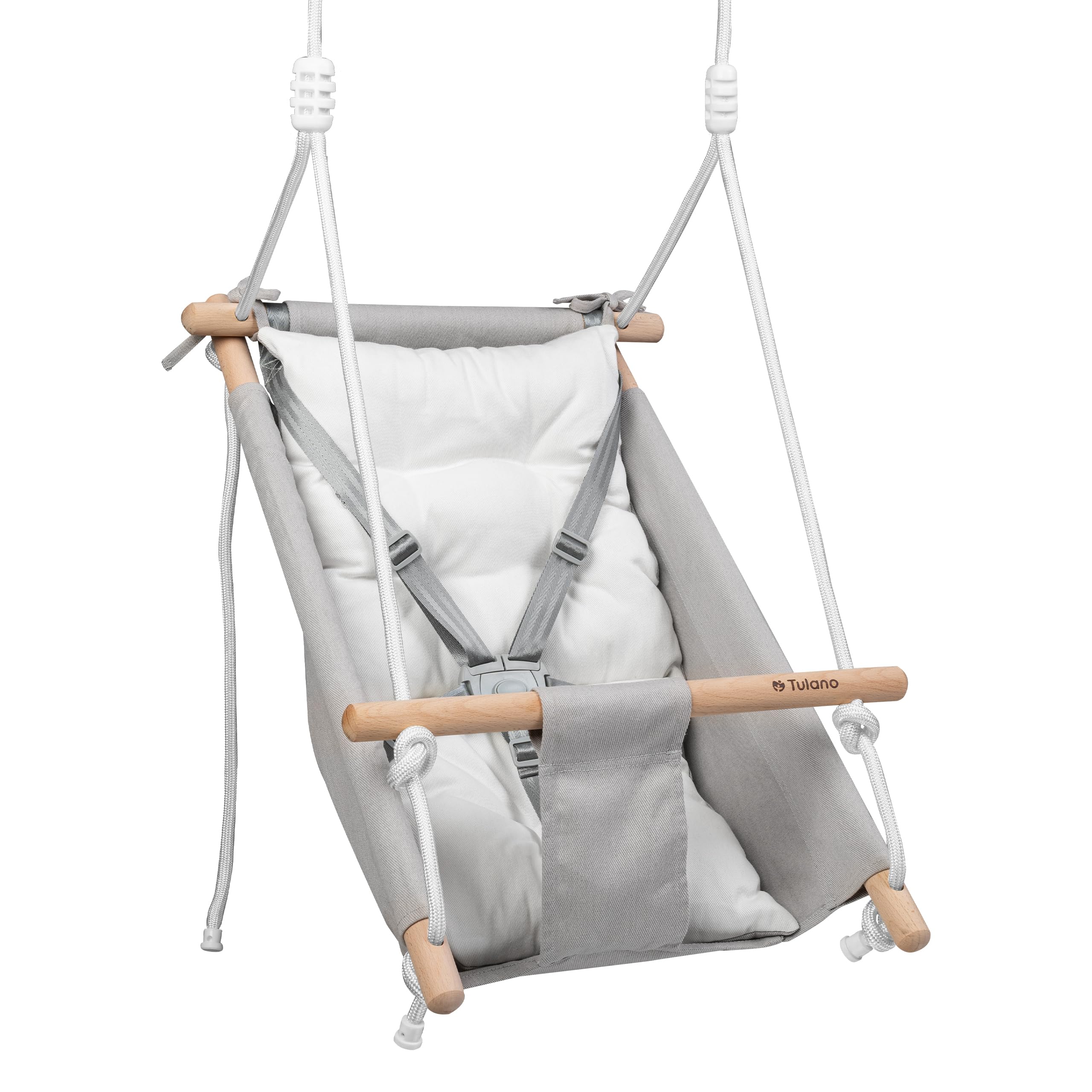 81TSg5LhS7L._SY2560_.jpg Tulano Hop 40 3-in-1 Babyschaukel – Mitwachsend für 6–36 Monate mit 5-Punkt-Gurt – Bild 1