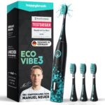 happybrush Eco Vibe 3 Schallzahnbürste – Testsieger mit 40.000 Vibrationen & 8 Wochen Akku