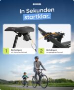 Büchel Fahrrad Abschleppseil 2,20 m bis 120 kg – Sicheres Zugseil für Kinderräder – Bild 4