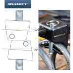 HASKYY Federspanner 380mm Universal – Federbeinspanner mit Sicherheits-Pins für PKW – Bild 4