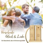 ElbFuchs® Salz- und Pfeffermühle Holz Set – Keramikmahlwerk für Hochzeit & Einzug – Bild 3
