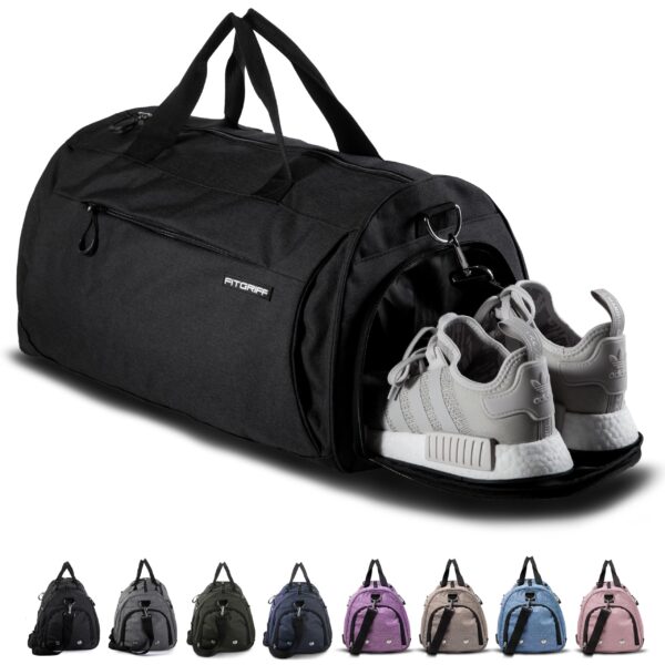Fitgriff® Sporttasche mit Schuhfach & Nassfach – Multifunktionale Trainingstasche für Damen & Herren