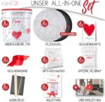 Jadiela GipsME 3D Handabdruck Set für Paare – Gipsabdruck Erinnerung – Bild 2