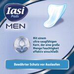 IASI Men Super Level 3 – Inkontinenzeinlagen für Männer, 120 Stück – Bild 2