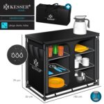 KESSER Campingküche Typ F6 mit Aluminiumgestell – Mobile Outdoor-Küche mit Tragetasche – Bild 2