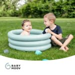 Babymoov Aufblasbare Badewanne Aquadots – 2-in-1 Babywanne & Planschbecken mit Neugeborenen-Einsatz – Bild 8