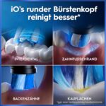 Oral-B iO Series 5 Elektrische Zahnbürste Schwarz – 5 Putzmodi mit Andruckkontrolle – Bild 14