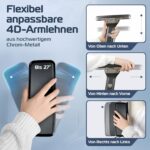 CLOUVOU CleverSeat Ergonomischer Bürostuhl 150 kg – Testsieger mit 4D Armlehnen – Bild 4