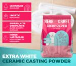 Keracraft Giesspulver Weiss 2x4,5kg – Reliefgiesspulver für professionelle Gussobjekte – Bild 2